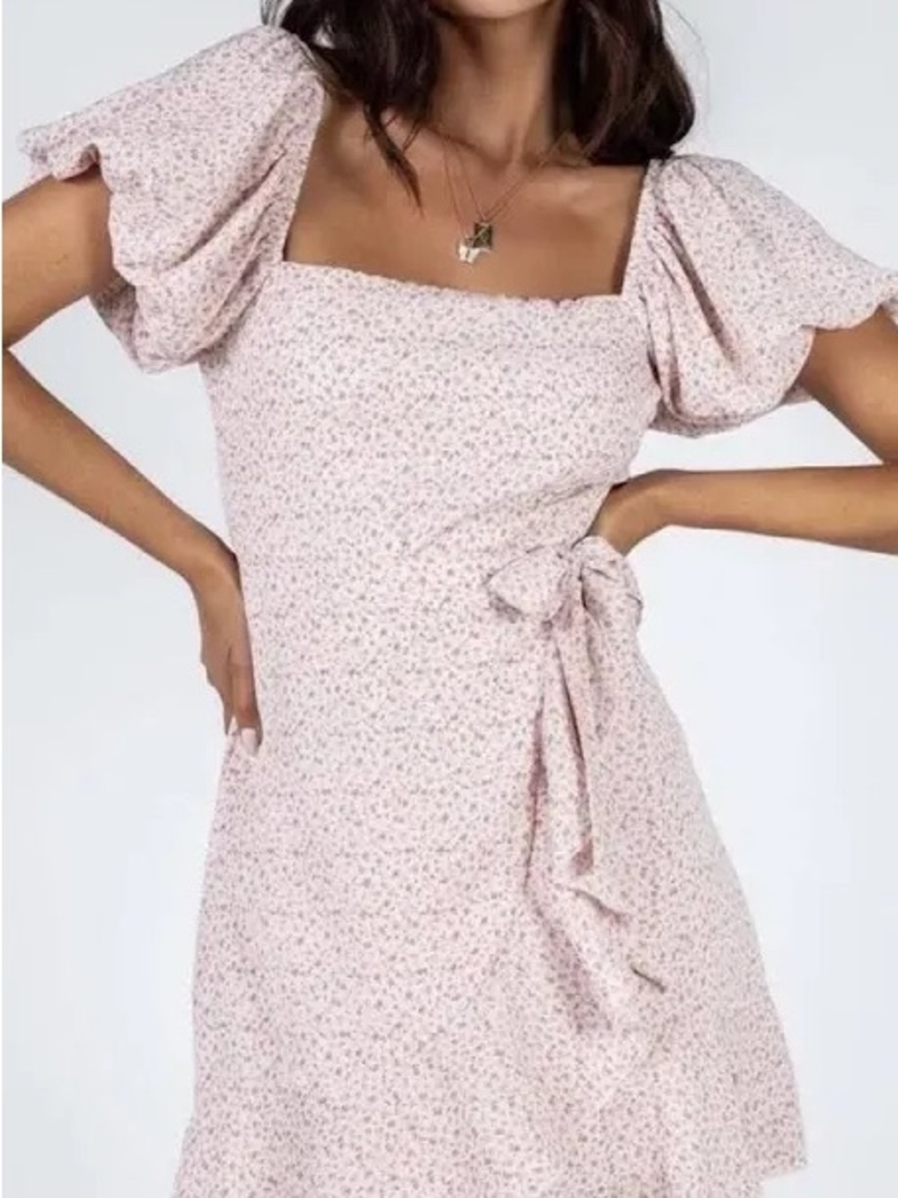 Princess Polly Pink Floral Mini Dress